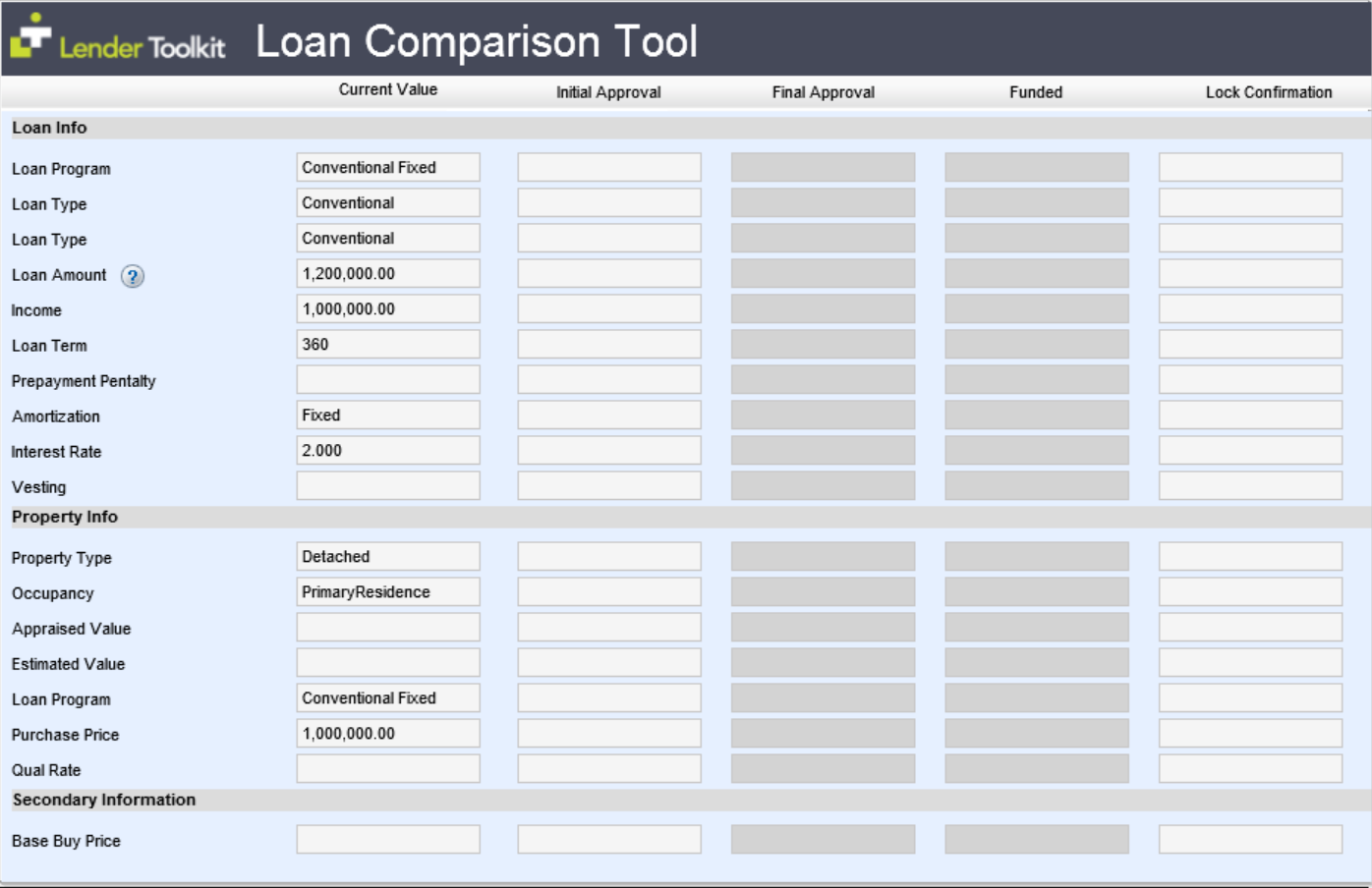 Find Errors with the Loan Comparison Tool by Lender Toolkit